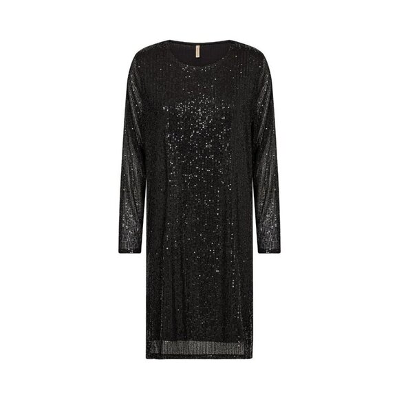 SOYA CONCEPT Nanette 2 Black Sequin Glam Dress - Picture 4 of 5